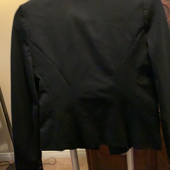 SALE EUC Elizabeth and James fitted jacket, Sz 8, black - Picture 6 of 14